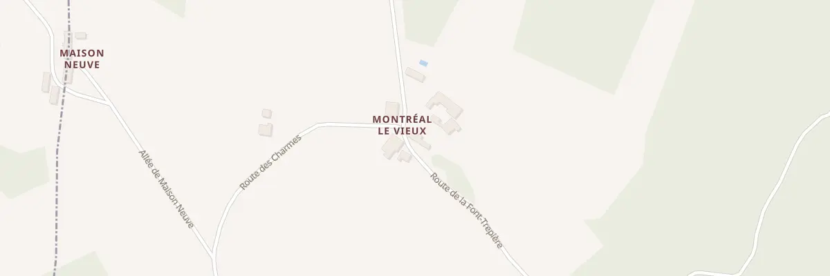 Plan du 22 Montreal Le Vieux à Église-Neuve-d’Issac
