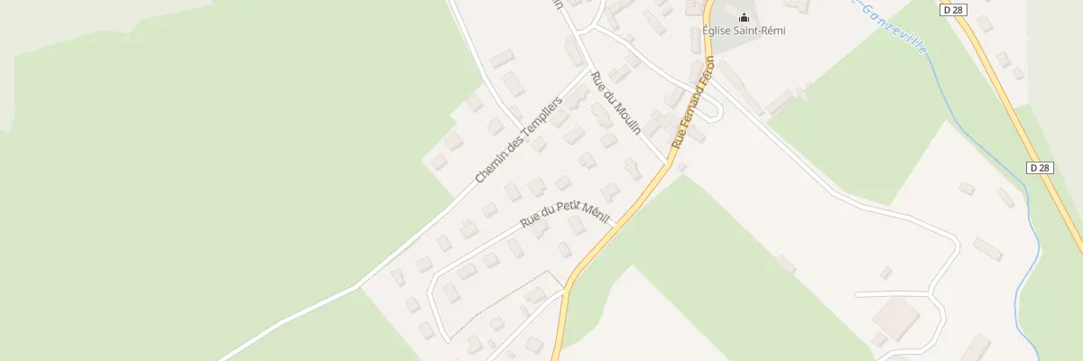 Plan du 8 Rue du Petit Menil à Ganzeville
