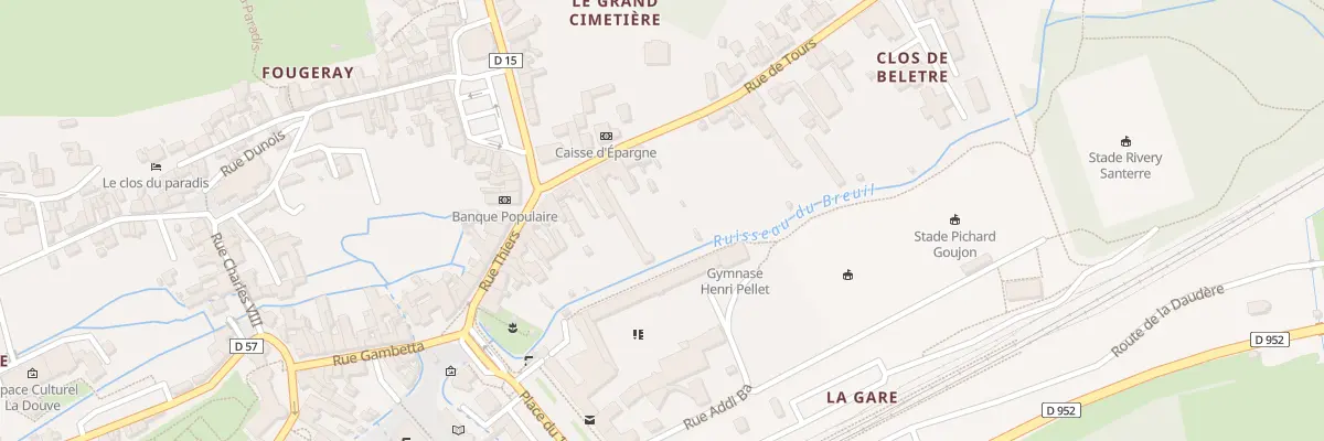 Plan du 12 Rue de Tours à Langeais