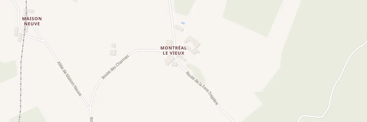 Plan du 22A Montreal Le Vieux à Église-Neuve-d’Issac