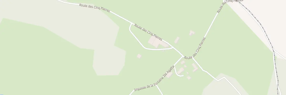 Plan du 2 Rte des Cinq Pierres aux Pins