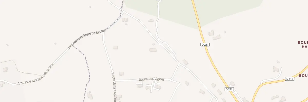 Plan du 421 Rte de Saint Julien à Bazens