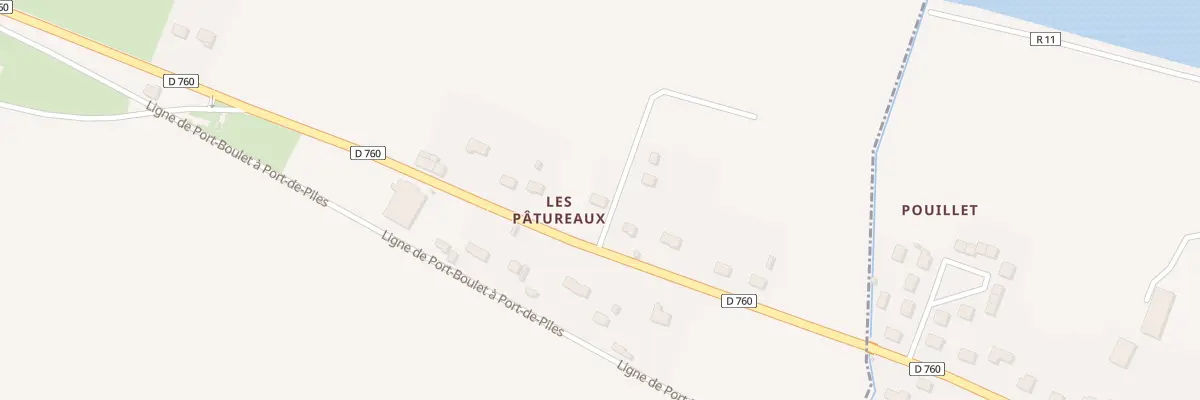 Plan du 2 Les Patureaux à Tavant