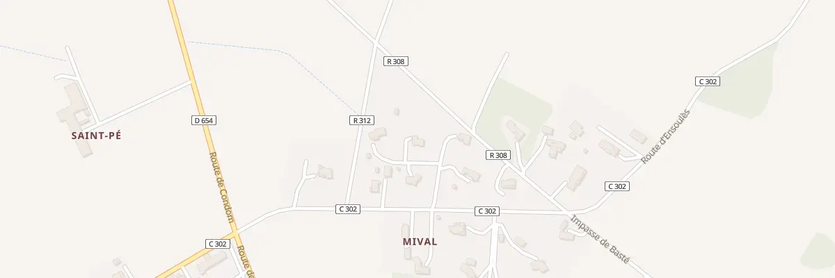 Plan du 98 Imp de Saint Pe à Béraut