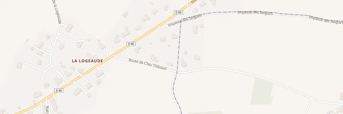 Plan du 3B Rte de Chez Thibaud à Marillac-le-Franc