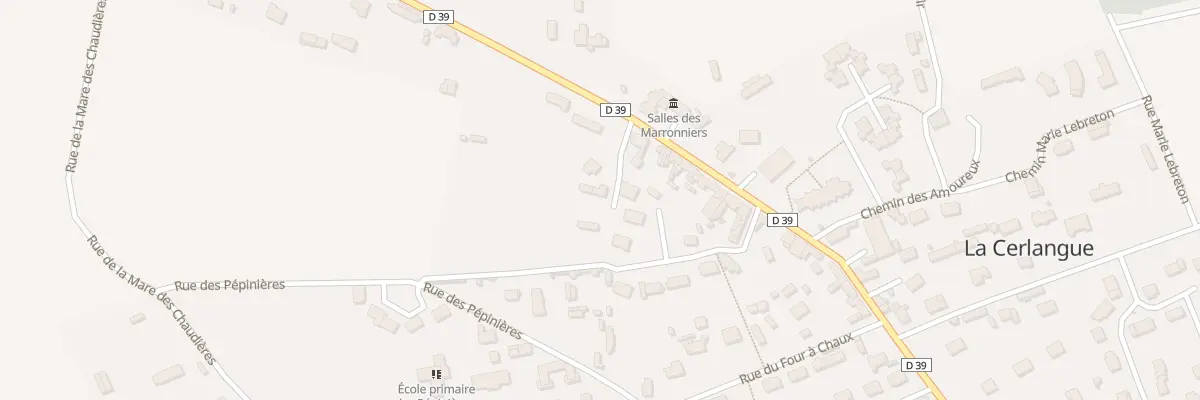 Plan du 111 Rte de Saint-Romain à La Cerlangue