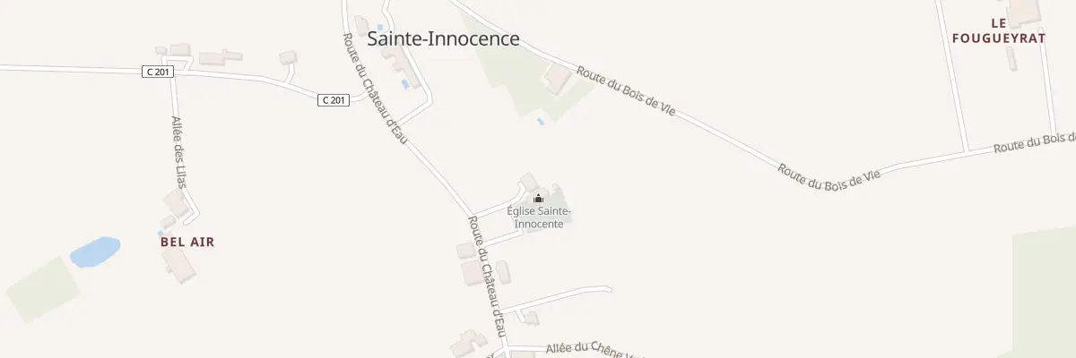 Plan du 1653 Rte du Château d’Eau à Saint-Julien-Innocence-Eulalie