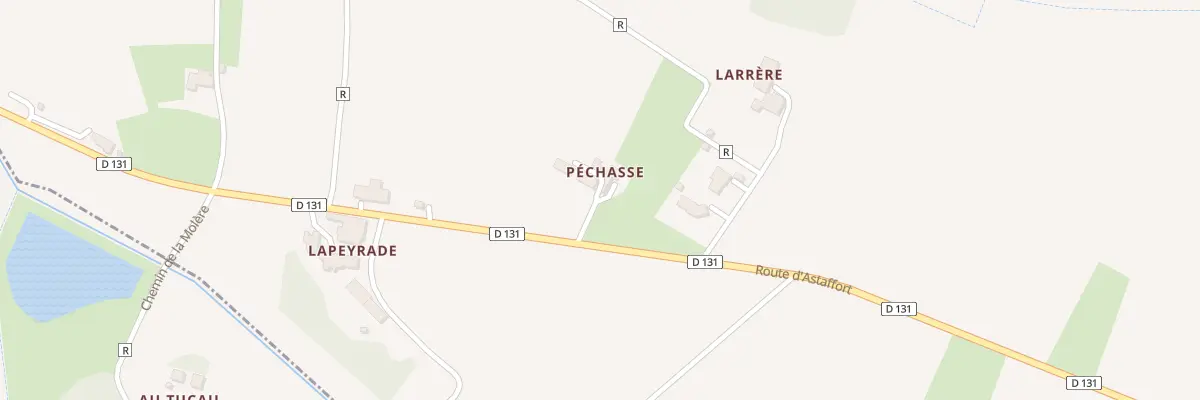 Plan du 613 Rte d’Astaffort à Calignac