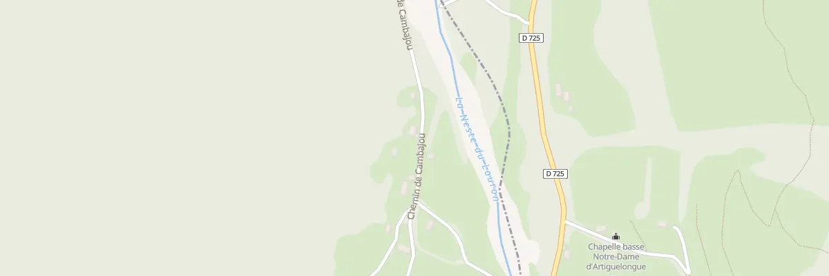Plan du 5098 Cambajou à Génos
