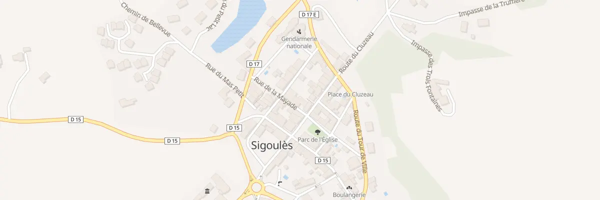 Plan du 5 Pl du Relais de la Poste à Sigoulès-et-Flaugeac
