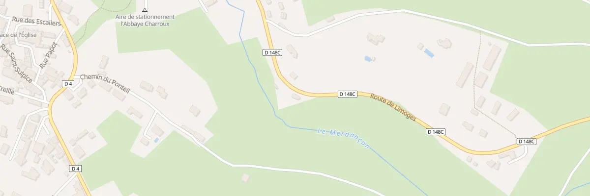 Plan du 20 Rte de Limoges à Charroux