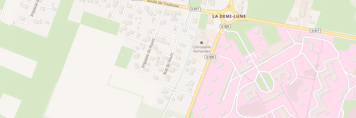 Plan du 193 Rue du Hourc à Lannemezan