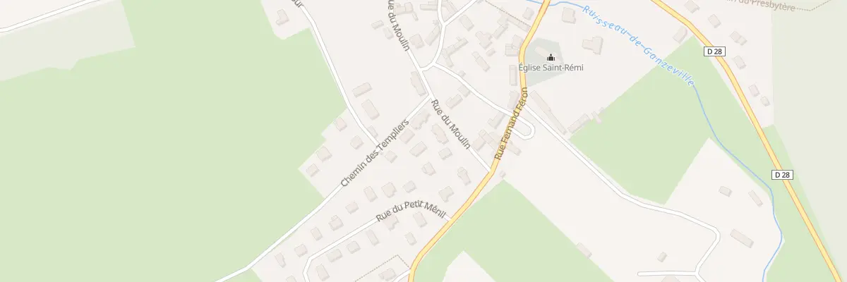 Plan du 3C Rue du Moulin à Ganzeville