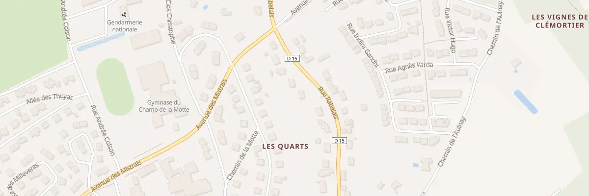 Plan du 1701 Les Quarts à Langeais