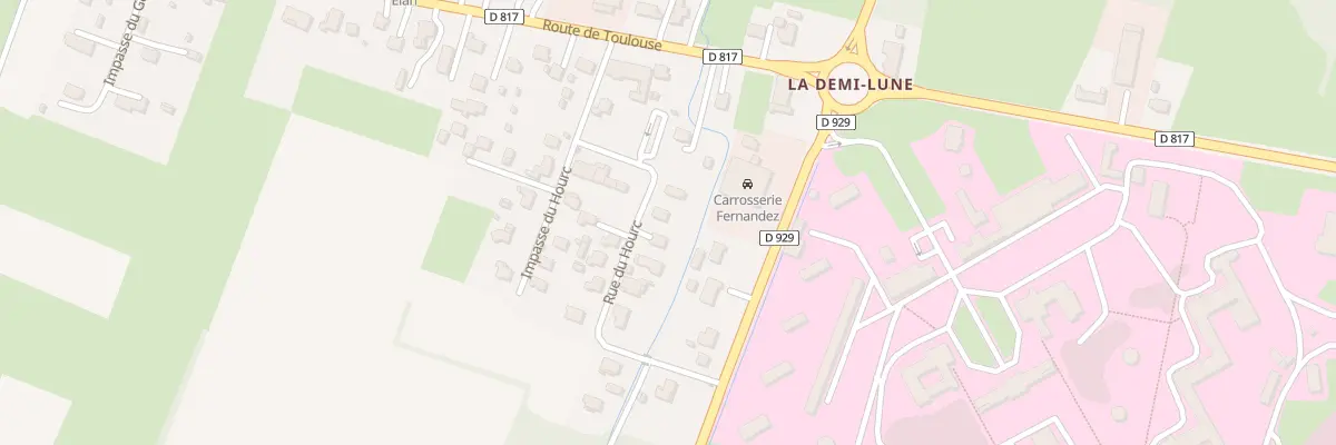 Plan du 179 Rue du Hourc à Lannemezan