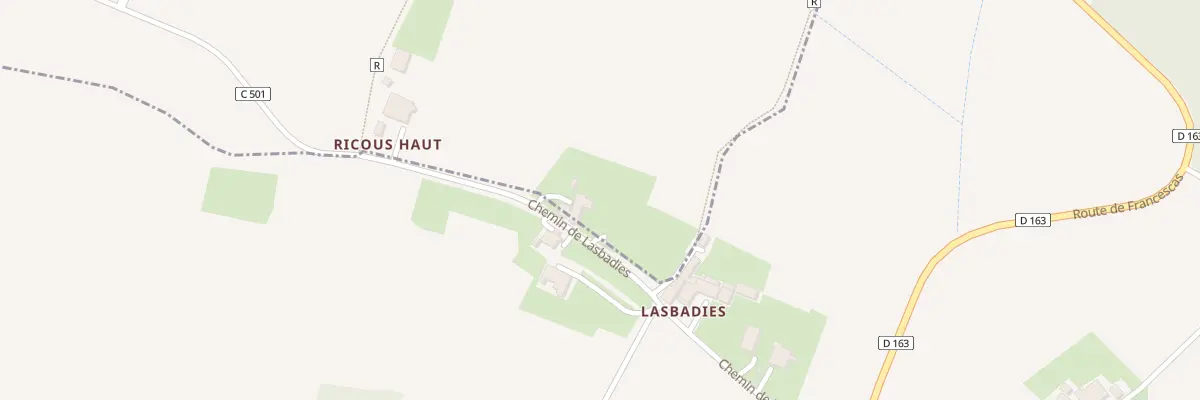 Plan du 3805 Rte du Dropt à Moncrabeau