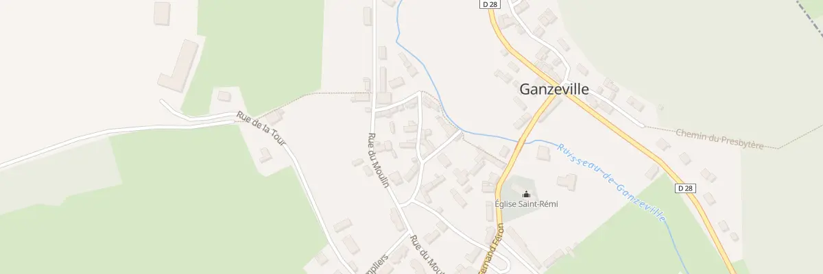 Plan du 7 Ptr Petite Rue des Jardiniers à Ganzeville