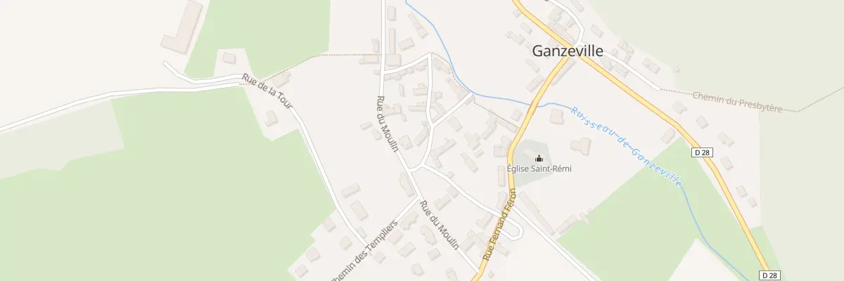 Plan du 1 Ptr Petite Rue des Jardiniers à Ganzeville