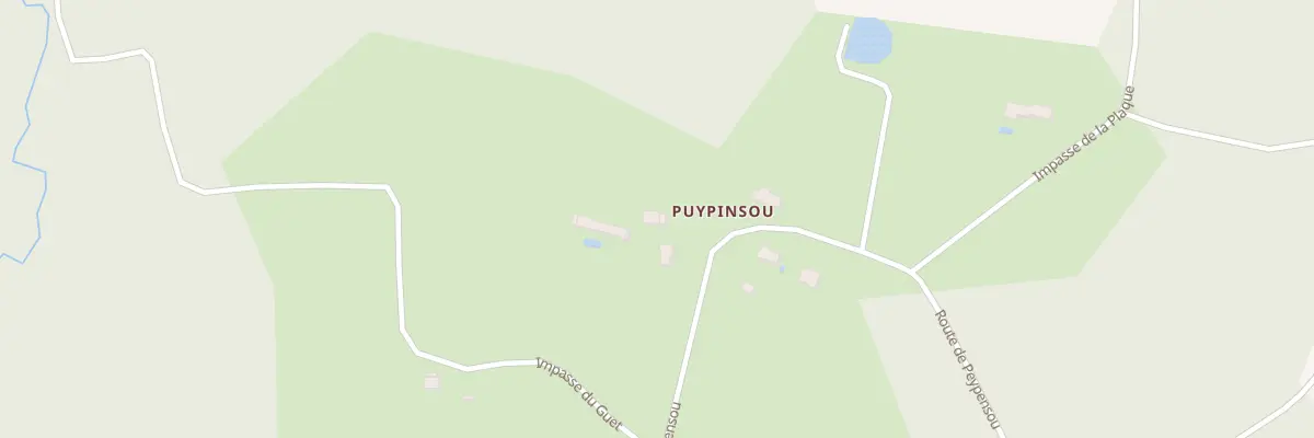 Plan du 53 Puypinsou à Lunas