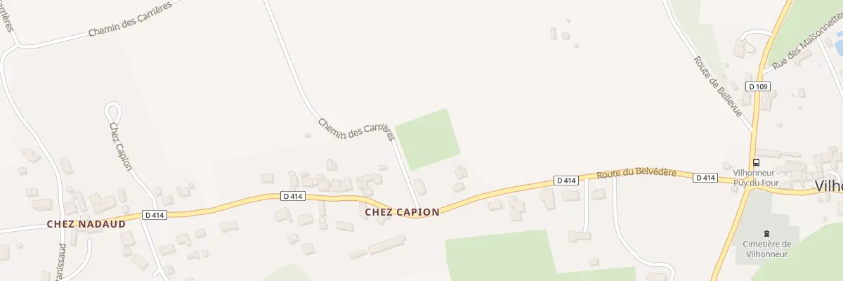 Plan du 4 Rte du Belvedere à Moulins-sur-Tardoire