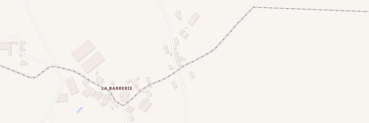 Plan du 7 La Barrerie à Magné