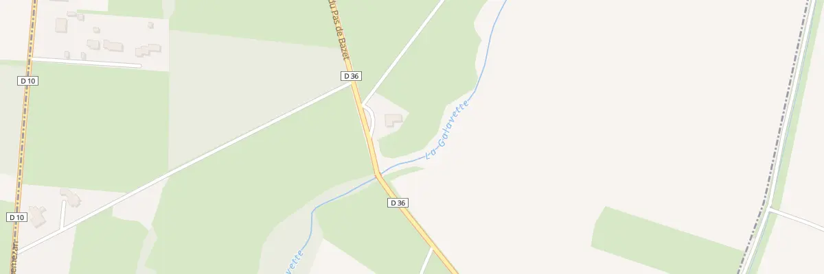 Plan du 45 Pas de Bazet à Clarens