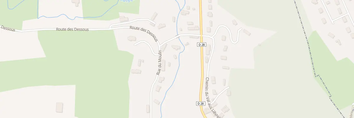 Plan du 22 Rue du Moulin à Ganzeville