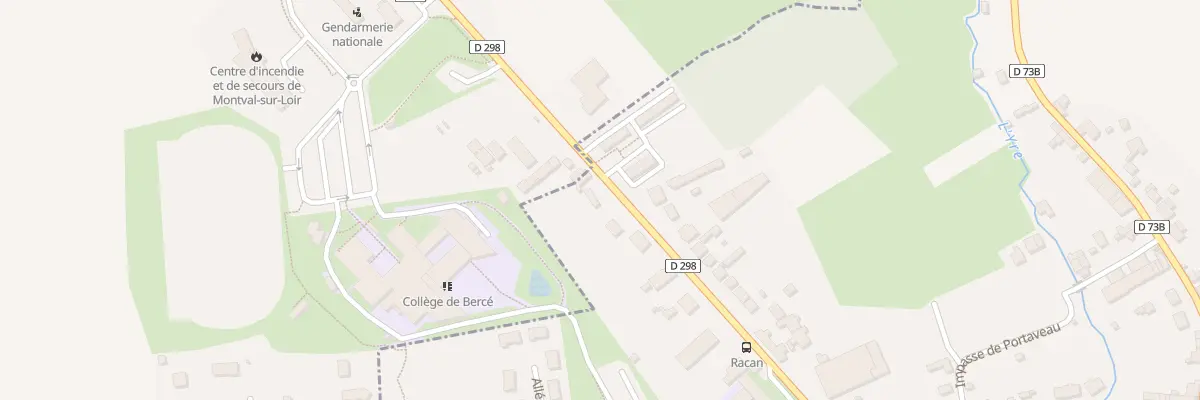 Plan du 21 Av du Mans à Luceau