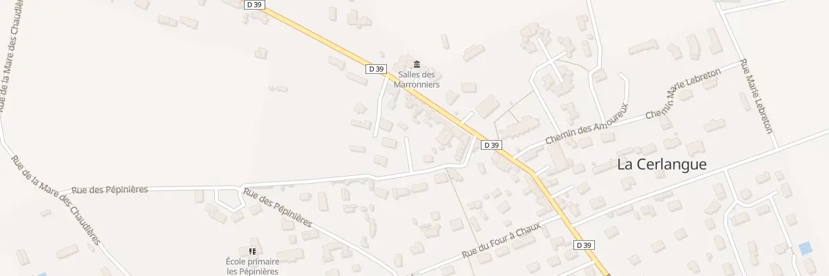 Plan du 55 Rte de Saint-Romain à La Cerlangue