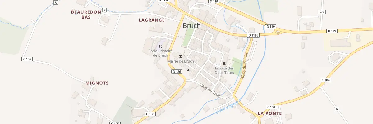Plan du 91 Rue Arnaud de Pardaillan à Bruch