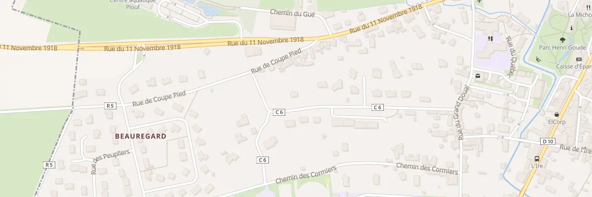 Plan du 12 Che de Beauregard à Montval-sur-Loir