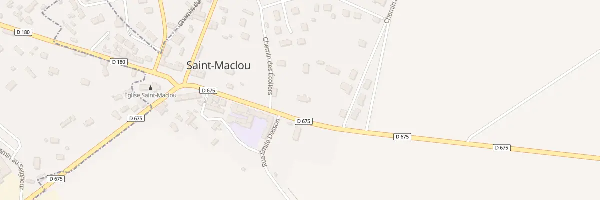 Plan du 135 Rte de Pont Audemer à Saint-Maclou