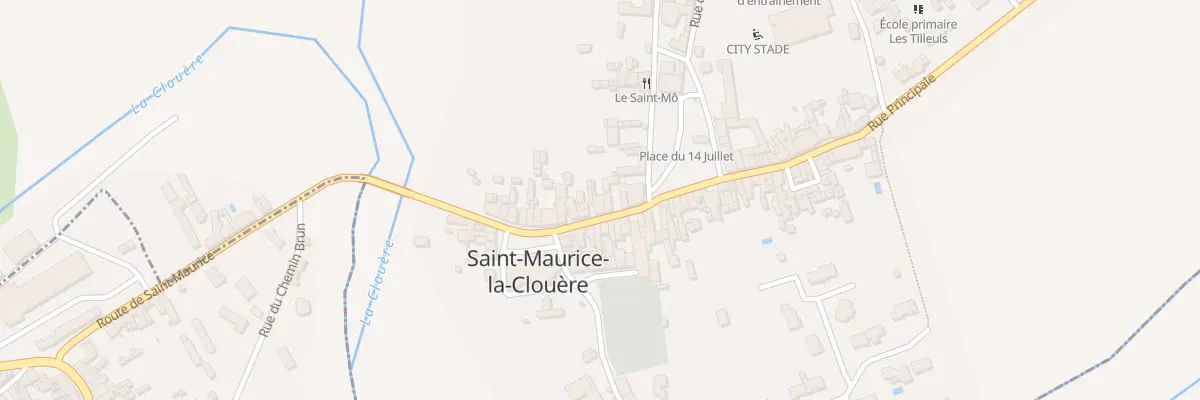 Plan du 32 Rue Principale à Saint-Maurice-la-Clouère
