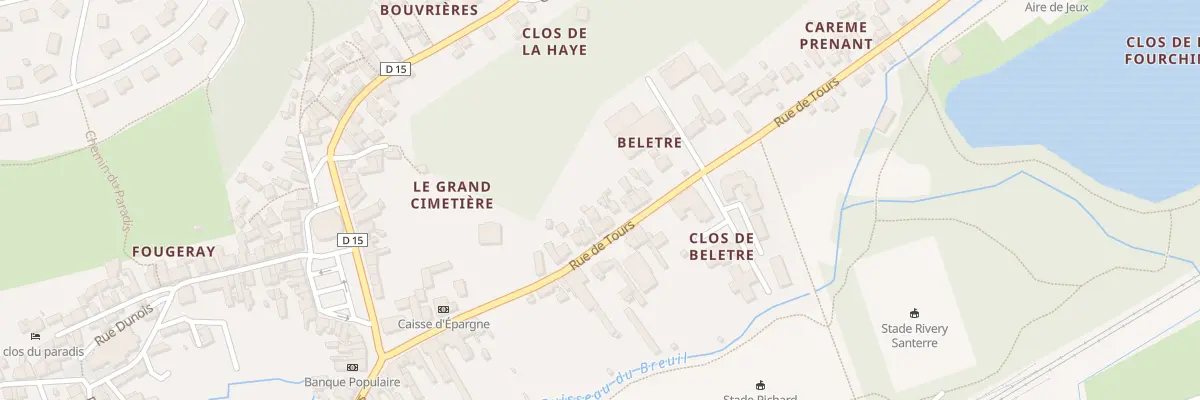 Plan du 31 Rue de Tours à Langeais