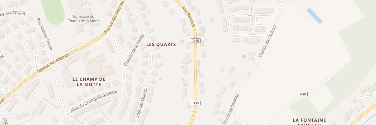 Plan du 47 Rue Rabelais à Langeais