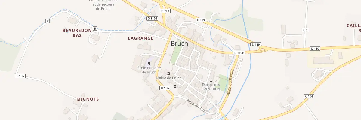 Plan du 91 Rue des Remparts à Bruch