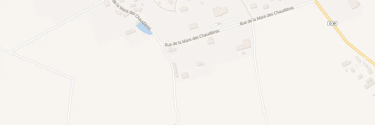 Plan du 381 Rue de la Mare des Chaudières à La Cerlangue