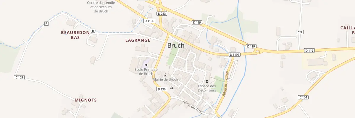 Plan du 45 Rue d’Harcourt à Bruch
