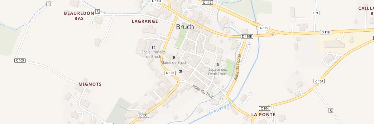 Plan du 28 Rue Arnaud de Pardaillan à Bruch