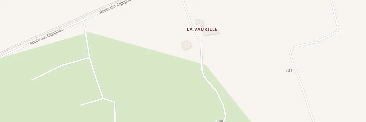 Plan du 2 Che de la Vaurille à Douzillac