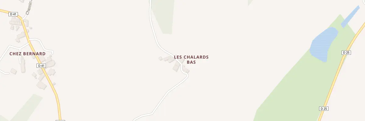 Plan du 5110 Le Chalard à Combiers