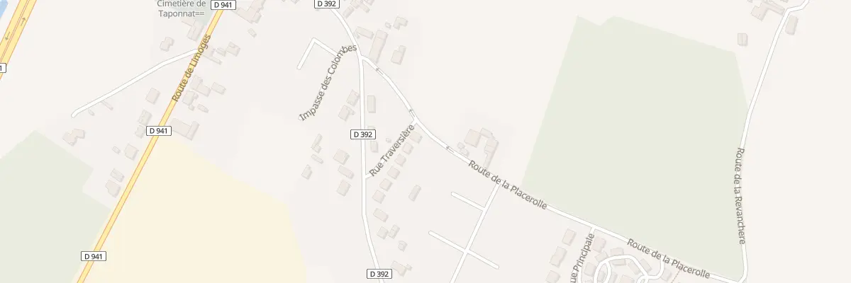 Plan du 1 Rue Traversiere à Taponnat-Fleurignac