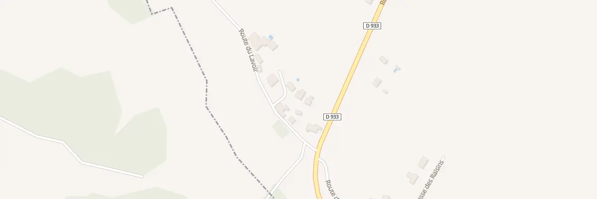 Plan du 36 Le Rieu du Lac Ouest à Fonroque
