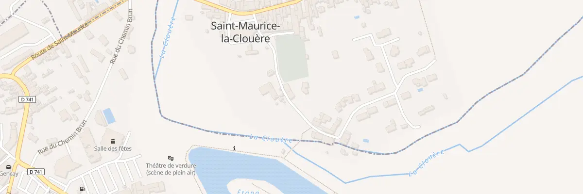 Plan du 4 Rue du Moulin à Saint-Maurice-la-Clouère