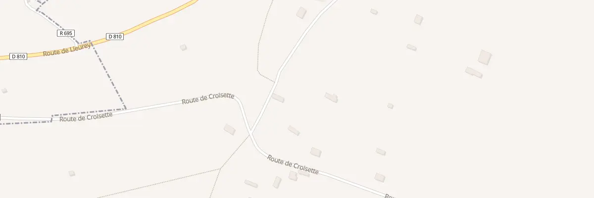 Plan du 2680 Rte de Croisette à Morainville-Jouveaux