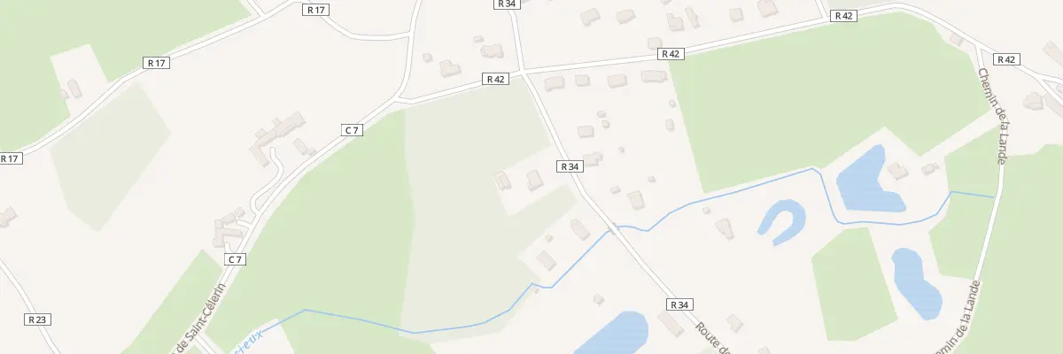 Plan du 1625 Rte de la Martinière à Lombron