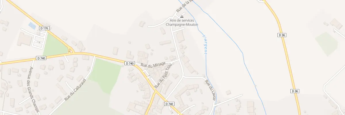 Plan du 5 Rue du Minage à Champagne-Mouton