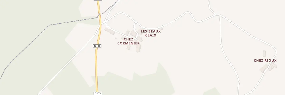 Plan du 5120 Chez Cormenier à Parzac