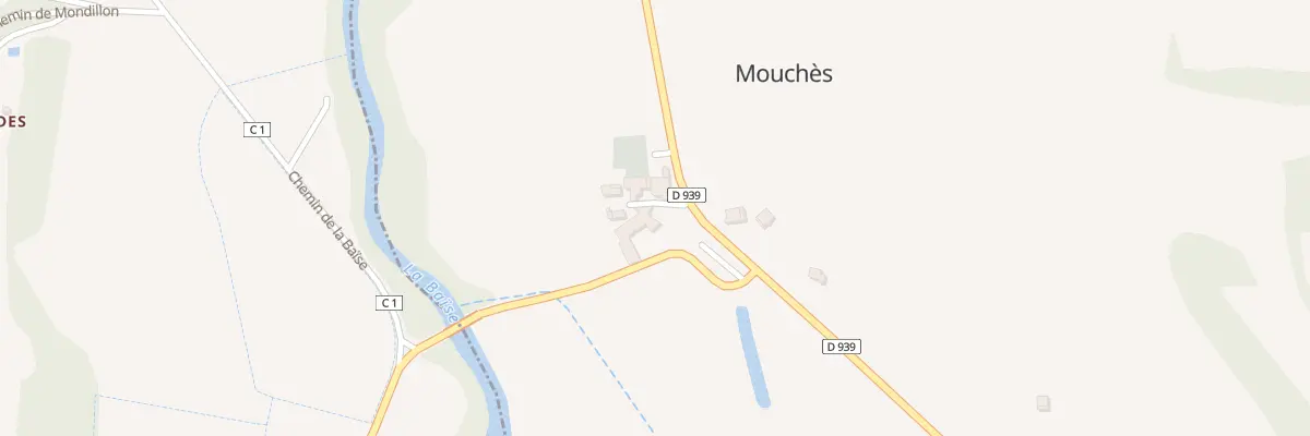 Plan du 5004 Au Village à Mouchès
