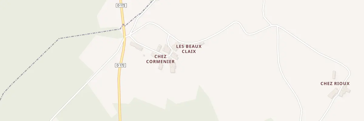 Plan du 5 Chez Cormenier à Parzac